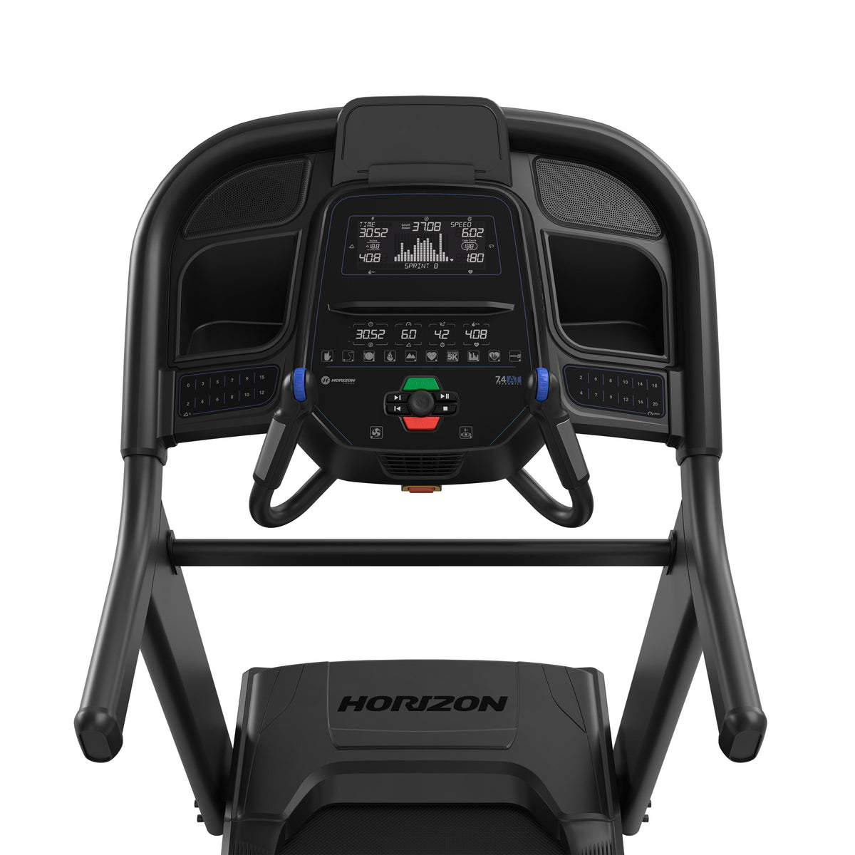 Horizon 7.4AT Treadmill console
