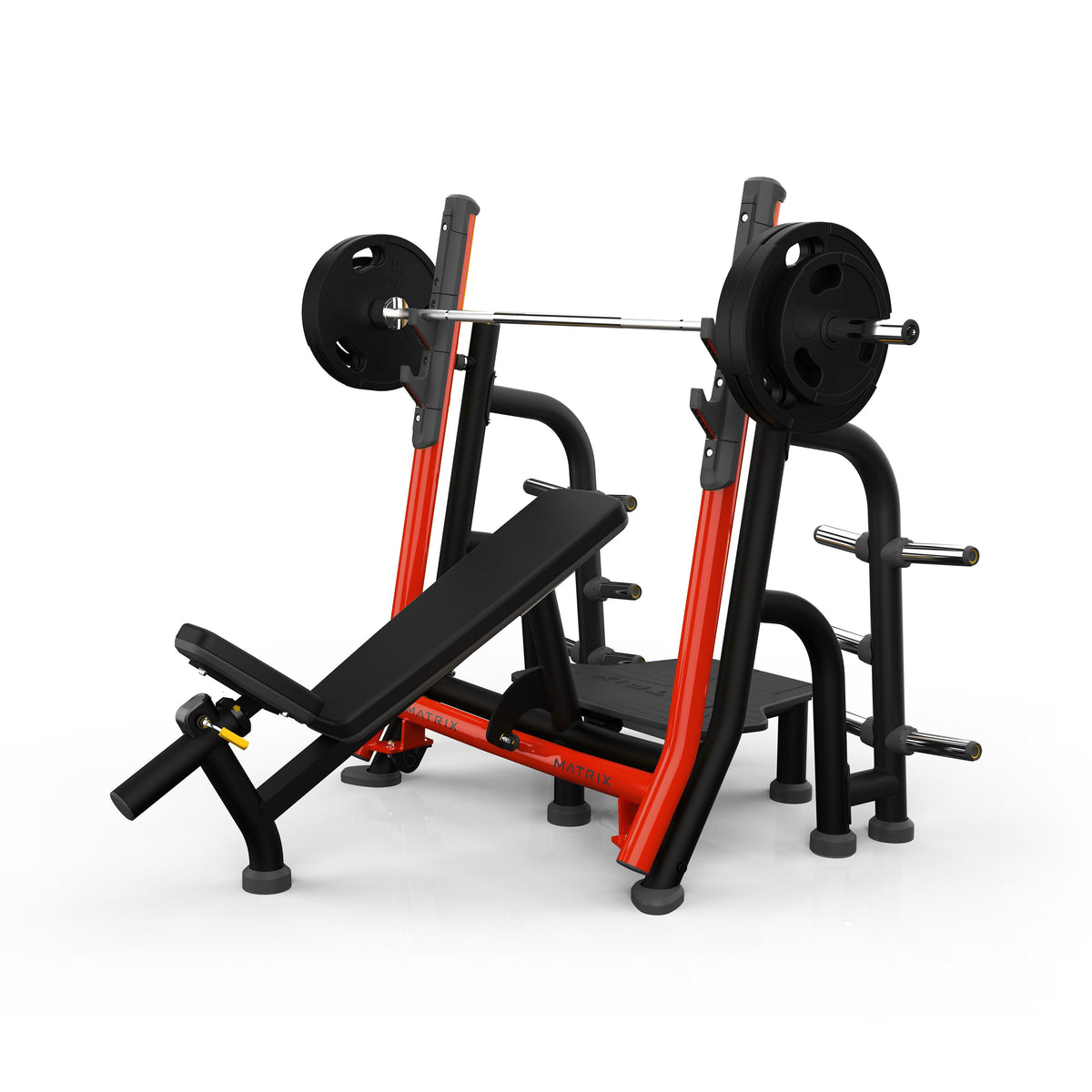 Magnum Bench Racks Magnum Breaker Olympic Incline Bench | Johnson Fitness Australia ...